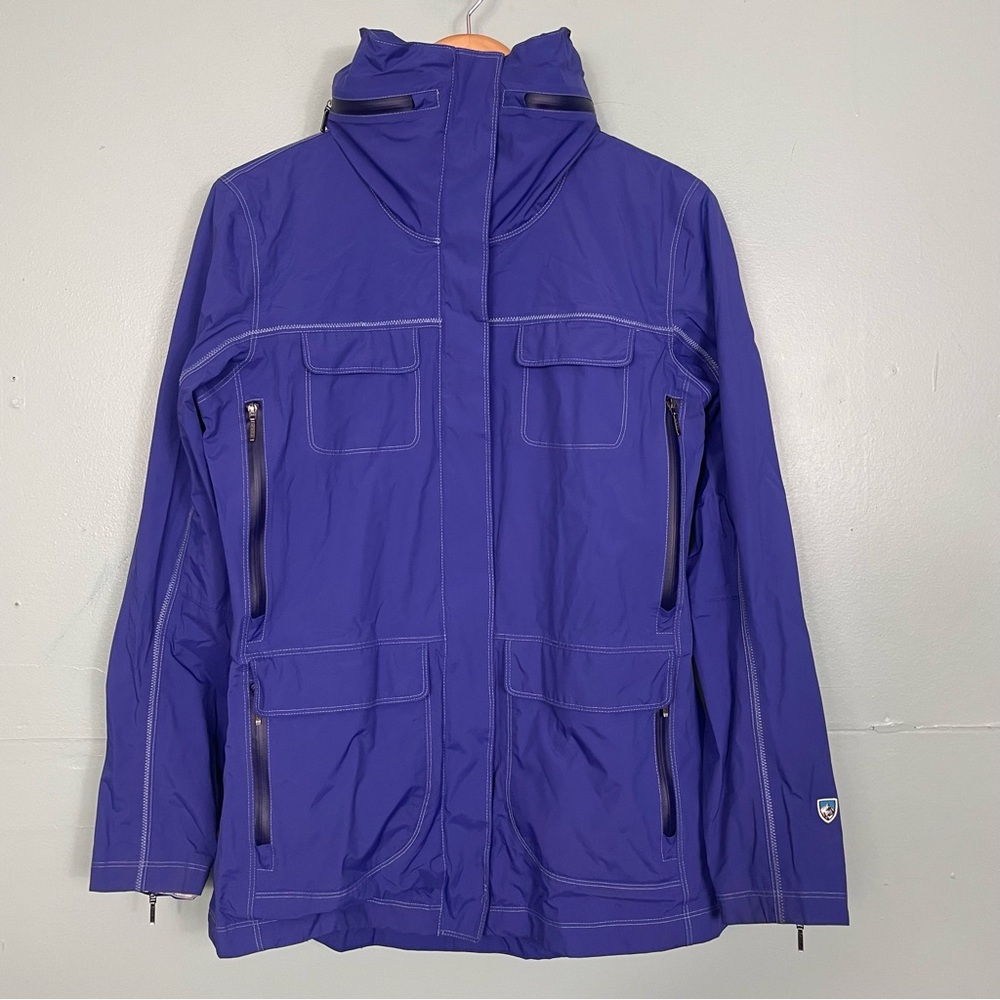 KUHL Light Weight Hooded Jacket Windbreaker Purple Pink Small